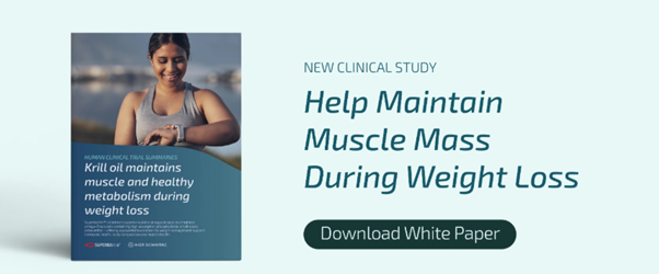 筋肉量を維持しながら脂肪を減少させるクリルオイルの効果